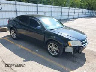 2013 Dodge Avenger SXT with VIN 1C3CDZCB2DN759328, listed as a IAAI auction lot 43191170 with 159,035 mi miles and . Bid and sale history available at DreamBid. Image 1.