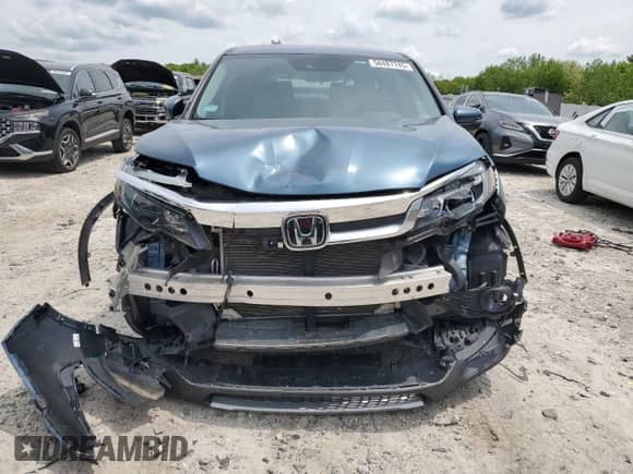 2021 Honda Pilot EX with VIN 5FNYF6H33MB025906, listed as a Copart auction lot 58487745 with 37,037 mi miles and Salvage title. Bid and sale history available at DreamBid. Image 5.