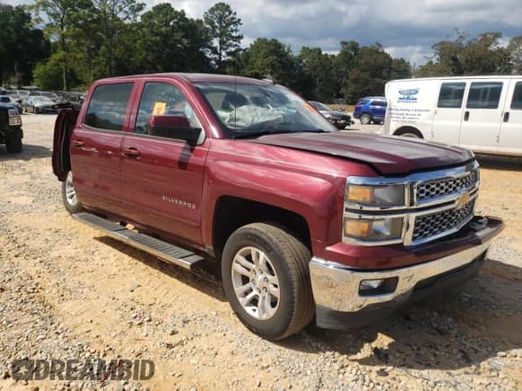 2015 Chevrolet Silverado 1500 LT with VIN 3GCPCREC3FG402807, listed as a Copart auction lot 81625095 with 100,699 mi miles and Salvage title. Bid and sale history available at DreamBid. Image 4.