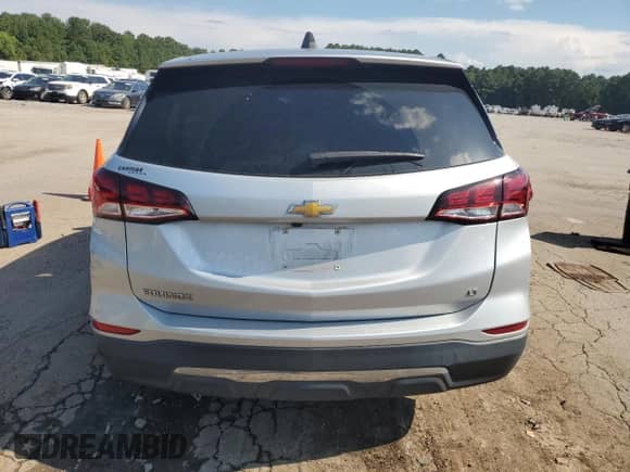 2022 Chevrolet Equinox LT with VIN 3GNAXKEV0NL101167, listed as a Copart auction lot 69428315 with 83,984 mi miles and Salvage title. Bid and sale history available at DreamBid. Image 6.