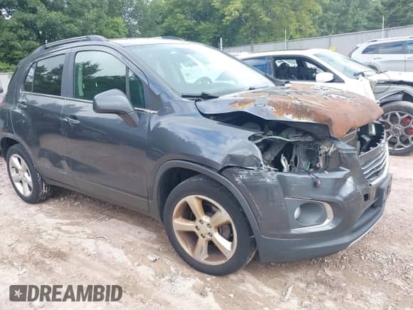 2016 Chevrolet Trax LTZ with VIN 3GNCJRSB9GL167619, listed as a IAAI auction lot 43051302 with 165,227 mi miles and . Bid and sale history available at DreamBid. Image 1.