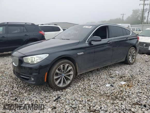 2016 BMW 5 Series 550i Gran Turismo xDrive with VIN WBA5M0C57GD085162, listed as a Copart auction lot 55271984 with 106,087 mi miles and Salvage title. Bid and sale history available at DreamBid. Image 1.