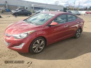 2016 Hyundai Elantra SE with VIN 5NPDH4AE9GH765023, listed as a Copart auction lot 89693915 with 95,505 mi miles and Salvage title. Bid and sale history available at DreamBid. Image 1.