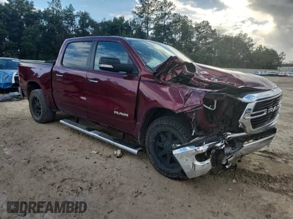 2020 Ram 1500 Lone Star z VIN 1C6RREFT6LN359024, wystawiony jako Copart lot #84204865 z przebiegiem 165 367 mil mil oraz Nie do naprawy • Non repairable. Historia ofert i sprzedaży dostępna na DreamBid. Obrazek 4.