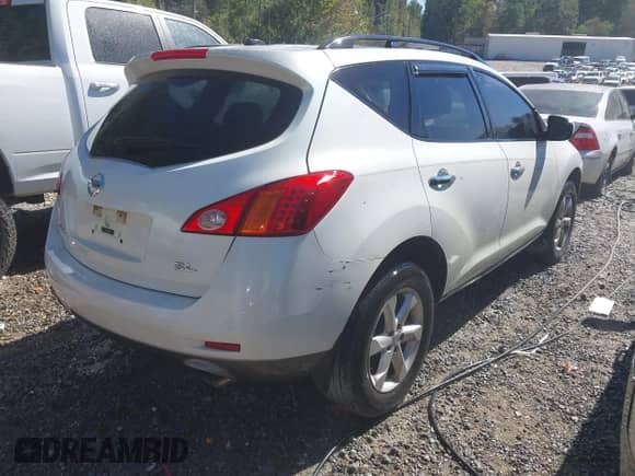 2010 Nissan Murano SL with VIN JN8AZ1MU9AW014771, listed as a IAAI auction lot 43232025 with 147,317 mi miles and . Bid and sale history available at DreamBid. Image 4.