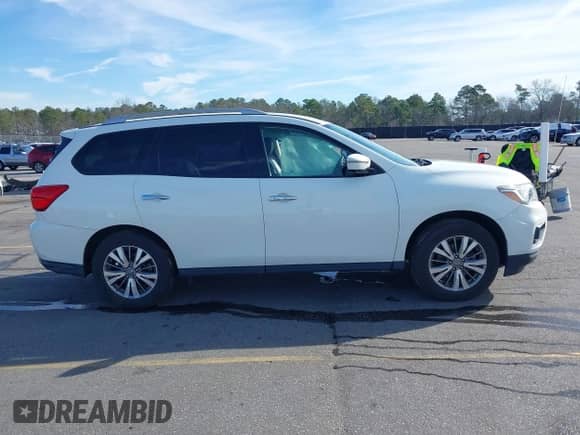 2018 Nissan Pathfinder S with VIN 5N1DR2MN9JC623167, listed as a IAAI auction lot 41606513 with 127,582 mi miles and . Bid and sale history available at DreamBid. Image 13.