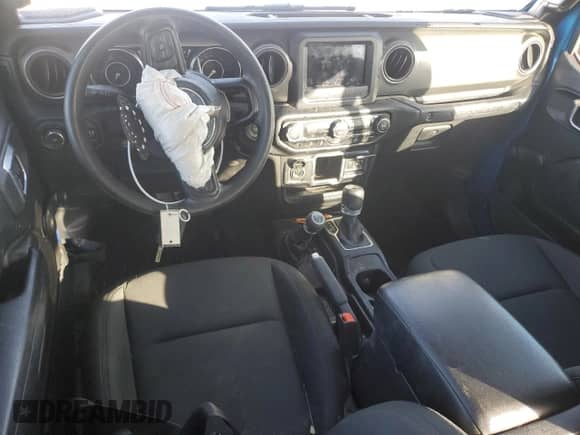 2022 Jeep Wrangler Unlimited Sport с VIN 1C4HJXDN8NW173946, выставлен на аукционе Copart как лот 89025355 с пробегом Не указан миль и Списание • Salvage title. История ставок и продаж доступна на DreamBid. Изображение 8.