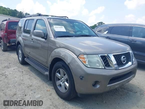 2008 Nissan Pathfinder SE с VIN 5N1AR18U28C648405, выставлен на аукционе IAAI как лот 42579497 с пробегом 233 313 миль миль и . История ставок и продаж доступна на DreamBid. Изображение 1.