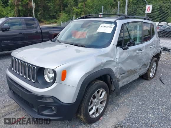 2018 Jeep Renegade Latitude с VIN ZACCJBBB0JPH95535, выставлен на аукционе IAAI как лот 42865906 с пробегом 96 110 миль миль и . История ставок и продаж доступна на DreamBid. Изображение 2.