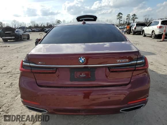 2021 BMW 7 Series 750i xDrive с VIN WBA7U2C03MCF89429, выставлен на аукционе Copart как лот 42828185 с пробегом Не указан миль и На запчасти • Non repairable. История ставок и продаж доступна на DreamBid. Изображение 8.