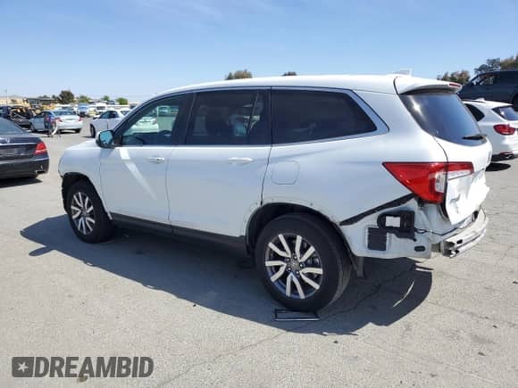 2020 Honda Pilot EX with VIN 5FNYF5H3XLB022476, listed as a Copart auction lot 55599445 with 79,577 mi miles and Salvage title. Bid and sale history available at DreamBid. Image 2.