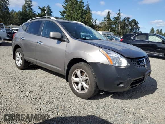 2010 Nissan Rogue S with VIN JN8AS5MV1AW107434, listed as a Copart auction lot 85366815 with 153,946 mi miles and Salvage title. Bid and sale history available at DreamBid. Image 4.