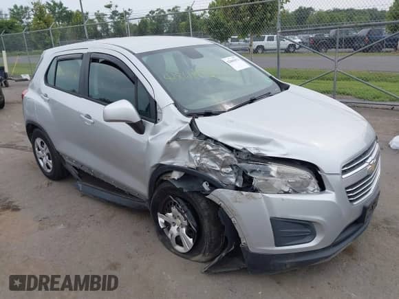 2016 Chevrolet Trax LS с VIN KL7CJKSB0GB508999, выставлен на аукционе IAAI как лот 42869472 с пробегом 154 162 миль миль и . История ставок и продаж доступна на DreamBid. Изображение 1.