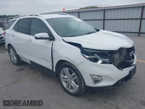 2018 Chevrolet Equinox Premier with VIN 2GNAXWEX1J6279113, listed as a IAAI auction lot 42781518 with 148,736 mi miles and . Bid and sale history available at DreamBid. Image 1.