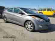 2012 Hyundai Elantra Limited with VIN 5NPDH4AE3CH109927, listed as a Copart auction lot 86613385 with 125,603 mi miles and Clean title. Bid and sale history available at DreamBid. Image 4.