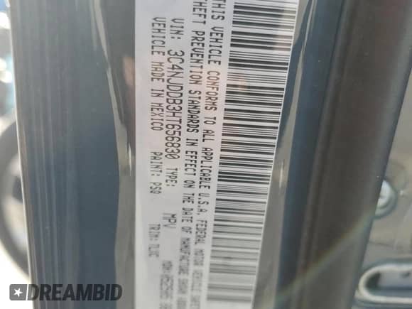 2017 Jeep Compass Trailhawk with VIN 3C4NJDDB3HT656830, listed as a Copart auction lot 86705404 with 50,753 mi miles and Salvage title. Bid and sale history available at DreamBid. Image 15.