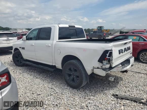 2017 Ram 1500 Night with VIN 1C6RR7MT1HS801618, listed as a Copart auction lot 65778865 with 110,578 mi miles and Clean title. Bid and sale history available at DreamBid. Image 2.