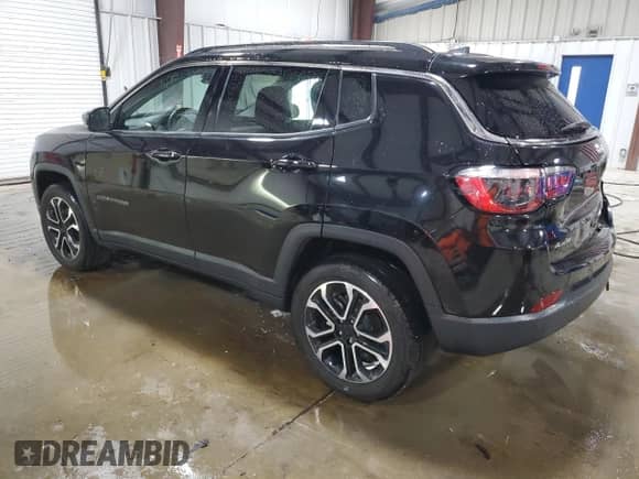 2022 Jeep Compass (RED) Edition with VIN 3C4NJDCB8NT113406, listed as a Copart auction lot 71039445 with 24,755 mi miles and Salvage title. Bid and sale history available at DreamBid. Image 2.