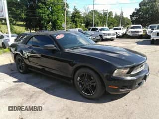 2012 Ford Mustang V6 with VIN 1ZVBP8EM2C5273329, listed as a IAAI auction lot 42357858 with 168,728 mi miles and . Bid and sale history available at DreamBid. Image 1.