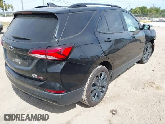 2022 Chevrolet Equinox RS with VIN 2GNAXMEV3N6104807, listed as a IAAI auction lot 43100393 with 113,298 mi miles and . Bid and sale history available at DreamBid. Image 4.