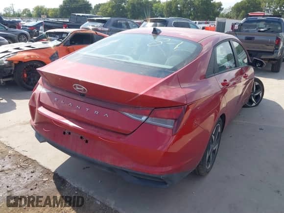 2023 Hyundai Elantra SEL with VIN KMHLS4AG6PU413145, listed as a IAAI auction lot 43030935 with 69,858 mi miles and . Bid and sale history available at DreamBid. Image 4.