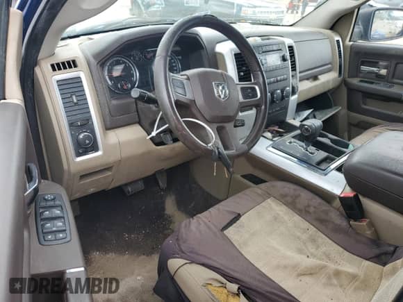 2010 Dodge 1500 SLT with VIN 1D7RB1CT8AS100386, listed as a Copart auction lot 67678845 with Not provided miles and Clean title. Bid and sale history available at DreamBid. Image 8.