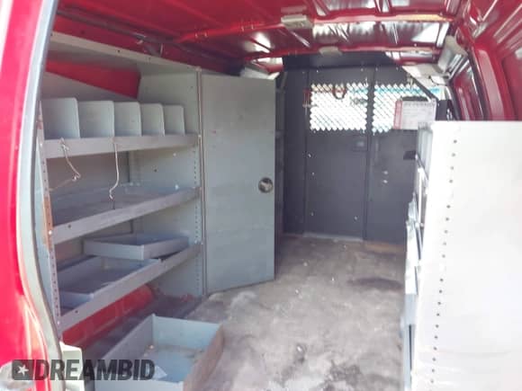 2009 Ford Econoline Cargo Commercial with VIN 1FTSE34L99DA19569, listed as a IAAI auction lot 43094926 with 222,611 mi miles and . Bid and sale history available at DreamBid. Image 8.