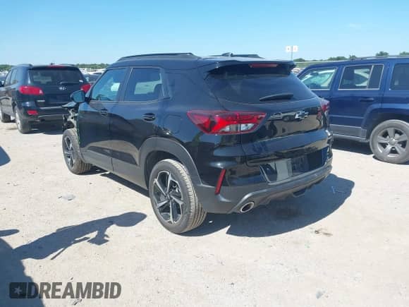 2022 Chevrolet TrailBlazer RS z VIN KL79MTSL6NB067666, wystawiony jako IAAI lot #42813855 z przebiegiem 58 078 mil mil oraz . Historia ofert i sprzedaży dostępna na DreamBid. Obrazek 3.