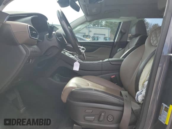 2022 Hyundai Santa Fe Limited with VIN KM8S7DA20NU050744, listed as a Copart auction lot 52359535 with 47,565 mi miles and Salvage title. Bid and sale history available at DreamBid. Image 7.