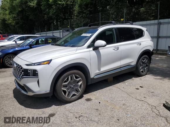 2021 Hyundai Santa Fe Limited with VIN 5NMS44AL9MH347863, listed as a Copart auction lot 65334225 with 35,856 mi miles and Salvage title. Bid and sale history available at DreamBid. Image 1.