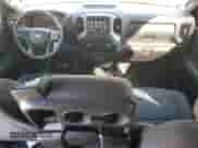 2021 Chevrolet Silverado 1500 Custom with VIN 1GCRYBEF6MZ147725, listed as a Copart auction lot 76604014 with 34,544 mi miles and Salvage title. Bid and sale history available at DreamBid. Image 8.