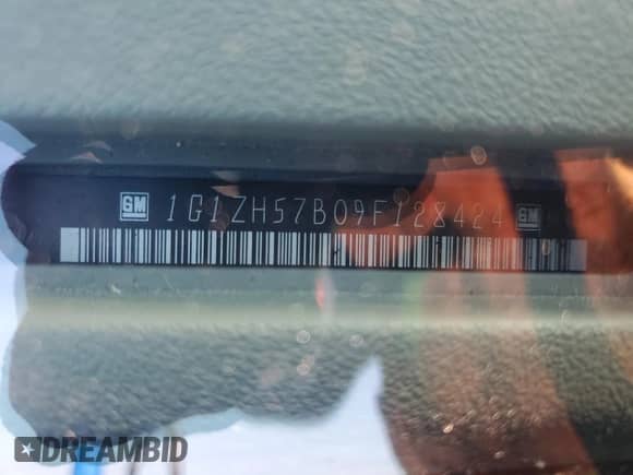 2009 Chevrolet Malibu 1LT с VIN 1G1ZH57B09F128424, выставлен на аукционе Copart как лот 69096395 с пробегом 126 461 миль миль и Списание • Salvage title. История ставок и продаж доступна на DreamBid. Изображение 12.