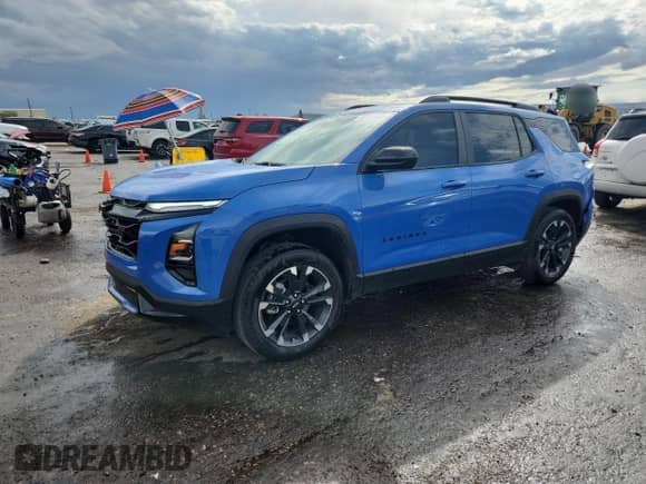 2026 Chevrolet Equinox AWD RS with VIN 3GNAXTEG9TL137900, listed as a Copart auction lot 82121445 with 6,419 mi miles and Salvage title. Bid and sale history available at DreamBid. Image 1.