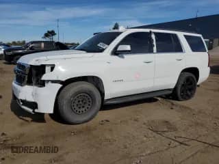 2018 Chevrolet Tahoe LS с VIN 1GNSKAKC9JR321801, выставлен на аукционе Copart как лот 84889965 с пробегом 134 561 миль миль и Списание • Salvage title. История ставок и продаж доступна на DreamBid. Изображение 1.