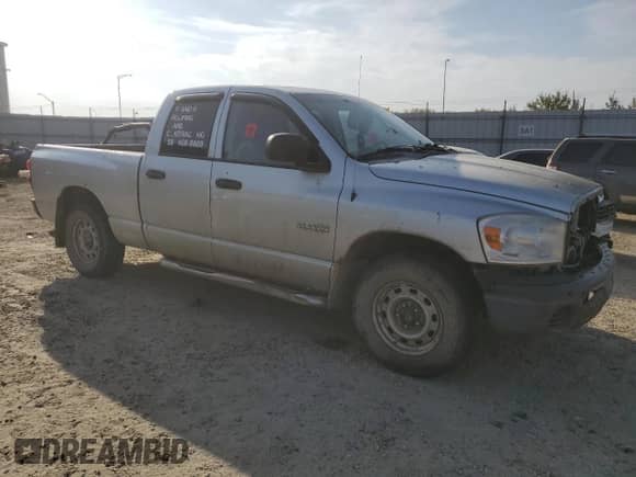 2008 Dodge 1500 ST with VIN 1D7HA18K68J108839, listed as a Copart auction lot 71194785 with Not provided miles and Clean title. Bid and sale history available at DreamBid. Image 4.