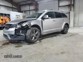 2015 Dodge Journey Crossroad with VIN 3C4PDDGG4FT601114, listed as a Copart auction lot 84748965 with 83,333 mi miles and Clean title. Bid and sale history available at DreamBid. Image 1.