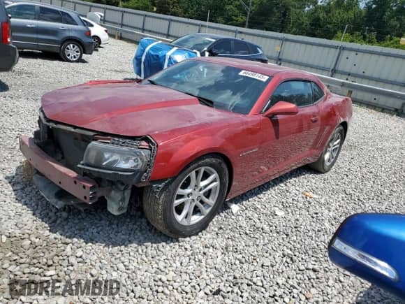2015 Chevrolet Camaro LS with VIN 2G1FB1E32F9289113, listed as a Copart auction lot 66498145 with Not provided miles and Salvage title. Bid and sale history available at DreamBid. Image 1.