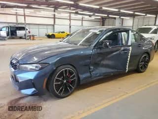 2025 BMW 3 Series M340i с VIN 3MW59FT0XS8F18312, выставлен на аукционе Copart как лот 53345525 с пробегом Не указан миль и Списание • Salvage title. История ставок и продаж доступна на DreamBid. Изображение 1.