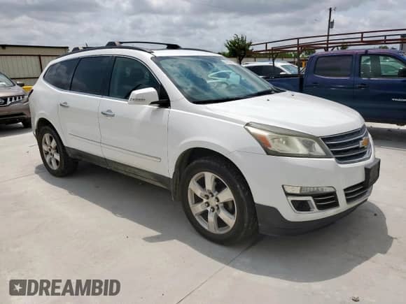 2017 Chevrolet Traverse Premier with VIN 1GNKRJKD2HJ229961, listed as a Copart auction lot 64065895 with 158,216 mi miles and Clean title. Bid and sale history available at DreamBid. Image 4.