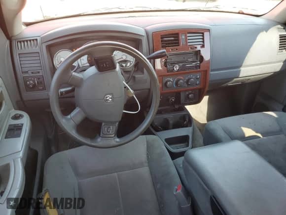 2005 Dodge Dakota SLT with VIN 1D7HW42K25S309641, listed as a Copart auction lot 68941465 with 191,221 mi miles and Salvage title. Bid and sale history available at DreamBid. Image 8.