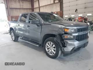 2021 Chevrolet Silverado 1500 Custom with VIN 1GCPYBEK7MZ231332, listed as a IAAI auction lot 42567389 with 41,397 mi miles and . Bid and sale history available at DreamBid. Image 1.