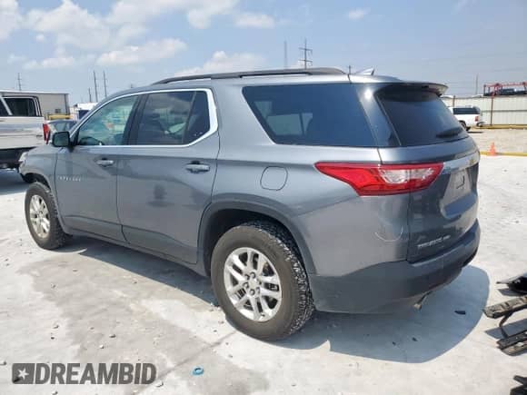 2020 Chevrolet Traverse LT with VIN 1GNEVHKWXLJ324537, listed as a Copart auction lot 69967515 with 62,827 mi miles and Salvage title. Bid and sale history available at DreamBid. Image 2.