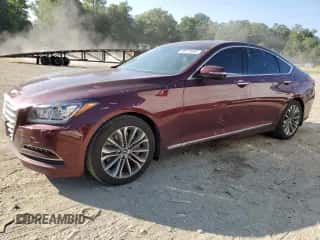 2016 Hyundai Genesis 3.8L with VIN KMHGN4JE9GU137907, listed as a Copart auction lot 68318934 with 70,510 mi miles and Salvage title. Bid and sale history available at DreamBid. Image 1.