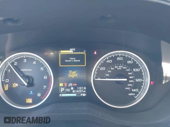 2019 Subaru Forester Premium with VIN JF2SKAECXKH460669, listed as a IAAI auction lot 43513972 with 81,437 mi miles and . Bid and sale history available at DreamBid. Image 7.