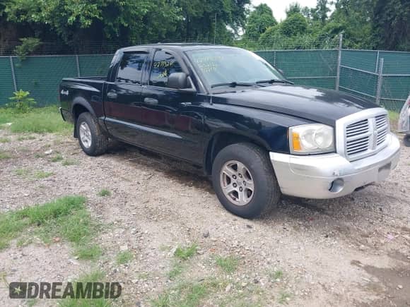 2005 Dodge Dakota SLT with VIN 1D7HW48N35S159220, listed as a IAAI auction lot 42773291 with 324,365 mi miles and . Bid and sale history available at DreamBid. Image 1.