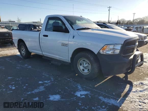 2013 Ram 1500 Tradesman with VIN 3C6JR6DG2DG559269, listed as a Copart auction lot 82996444 with 92,920 mi miles and Salvage title. Bid and sale history available at DreamBid. Image 4.