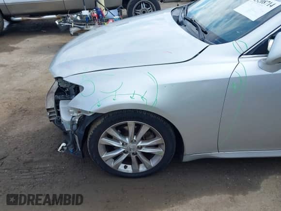 2012 Lexus IS 250 z VIN JTHCF5C24C5058219, wystawiony jako IAAI lot #43208714 z przebiegiem 140 788 mil mil oraz . Historia ofert i sprzedaży dostępna na DreamBid. Obrazek 6.