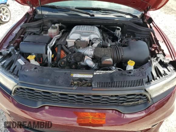 2021 Dodge Durango SRT Hellcat with VIN 1C4SDJH93MC716336, listed as a Copart auction lot 70706854 with 8,351 mi miles and Salvage title. Bid and sale history available at DreamBid. Image 12.