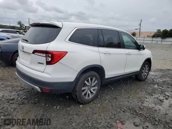 2020 Honda Pilot EX z VIN 5FNYF6H34LB006182, wystawiony jako Copart lot #64966275 z przebiegiem 77 223 mil mil oraz Szkoda całkowita • Salvage title. Historia ofert i sprzedaży dostępna na DreamBid. Obrazek 3.