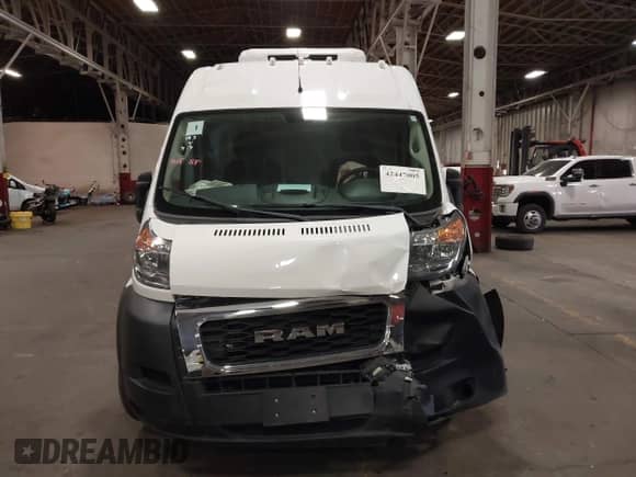 2019 Ram ProMaster Cargo with VIN 3C6TRVDG7KE503730, listed as a IAAI auction lot 42447005 with 26,014 mi miles and . Bid and sale history available at DreamBid. Image 12.